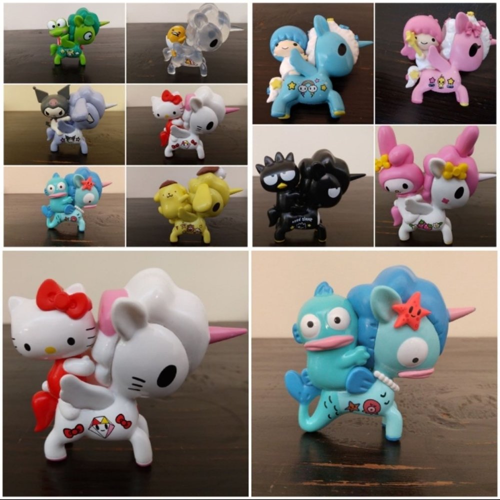*Sold* Sanrio, tokidoki Unicorno X Hello Kitty & Friends unicornos - Lot of 10